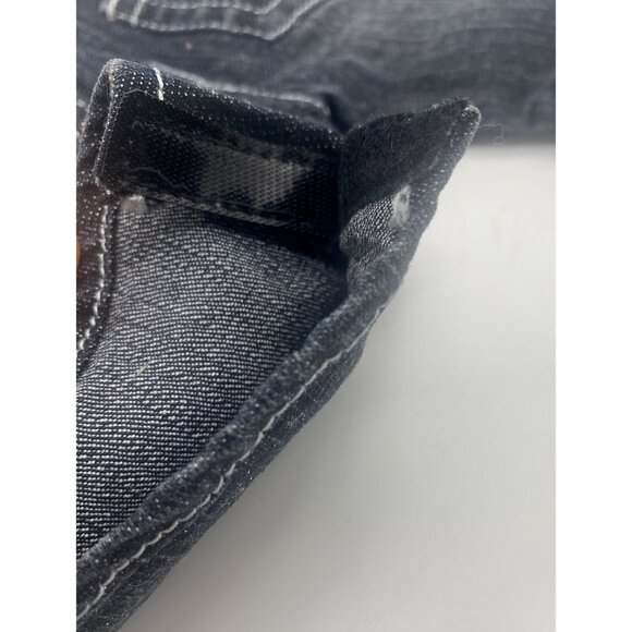 Build a Bear Sparkle Silver Glitter Blue Jeans Pants Clothing - Picture 5 of 5